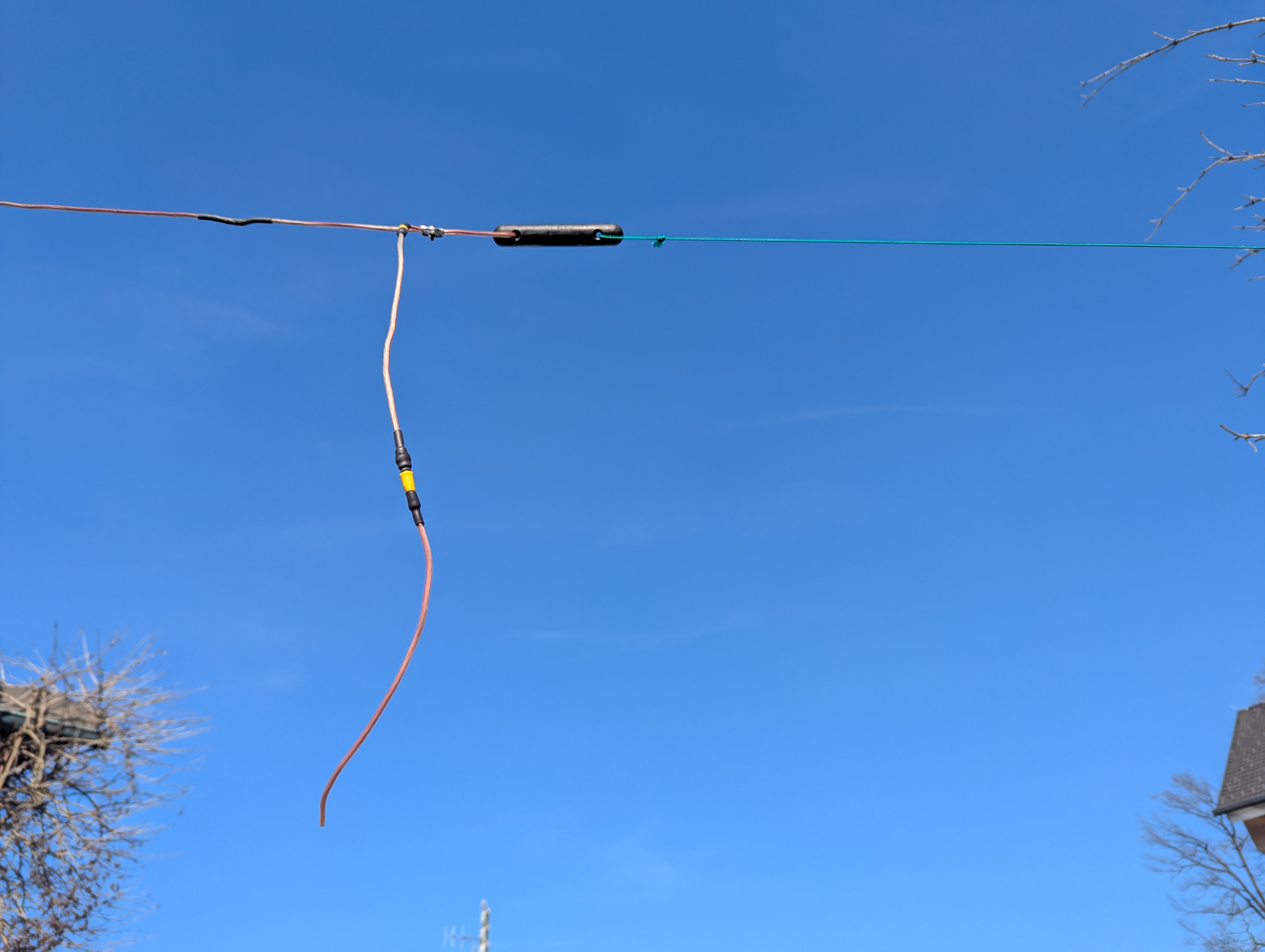 80m dipole double extension