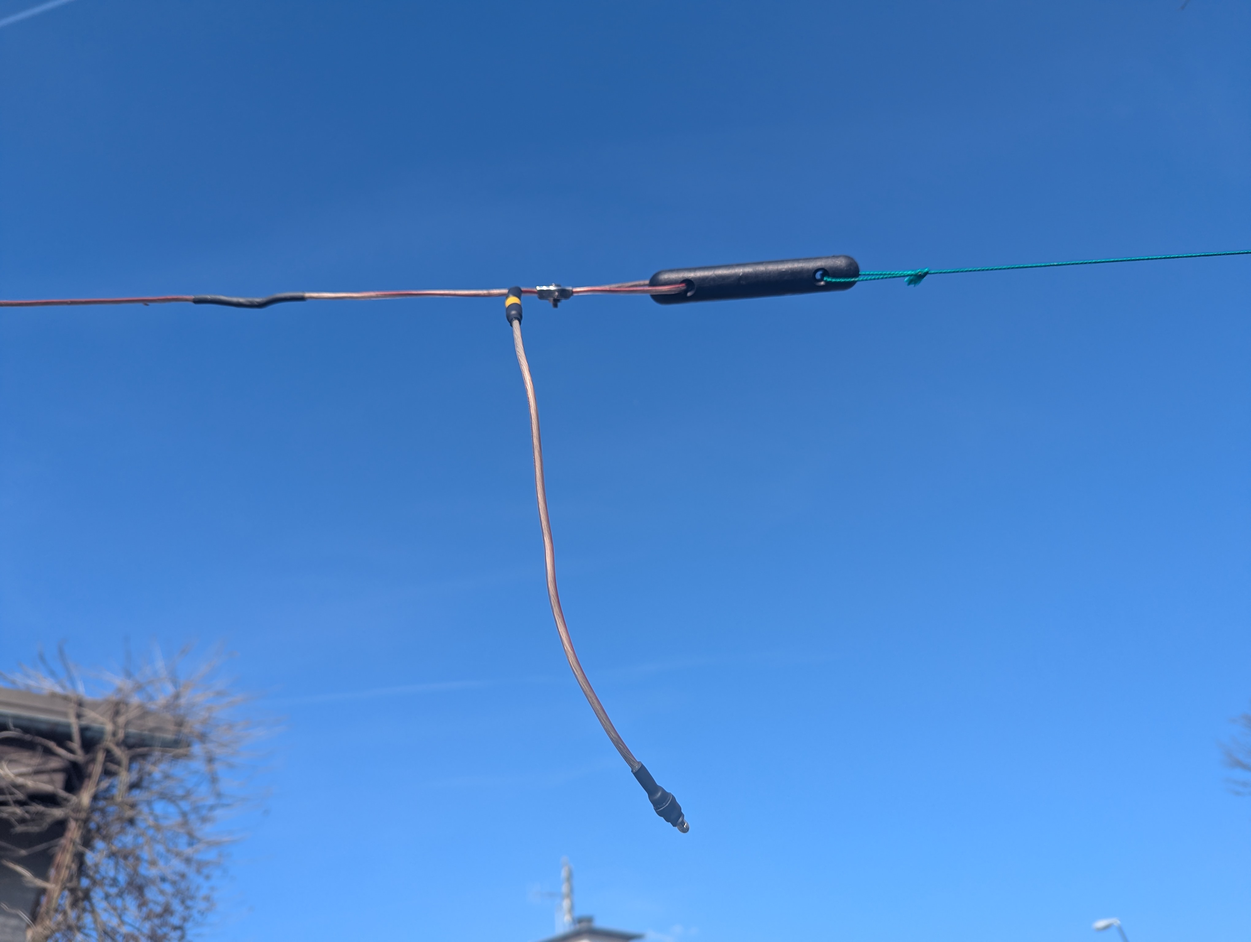 80m dipole single extension