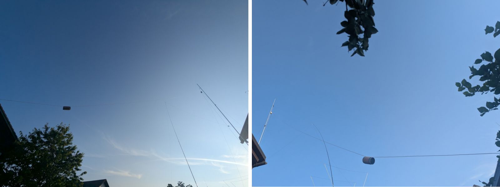 shortened dipole 80m garden